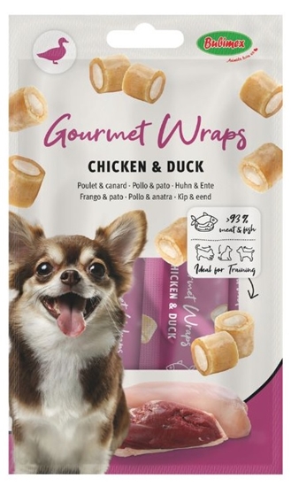 Picture of Bubimex Gourmet Wraps – Soft Dog Treats with Chicken & Duck